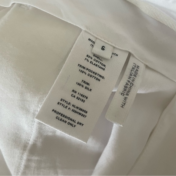 Helmut Lang White Slit Trouser - Picture 6 of 7